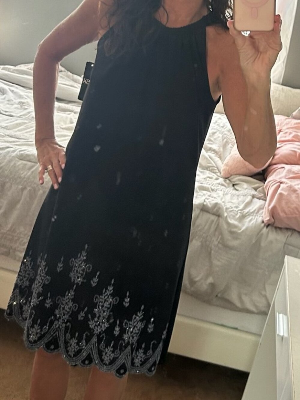 NWT MSK Black dress size 6